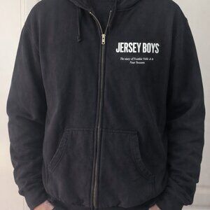 Jersey Boys Black Zip Up Hoodie